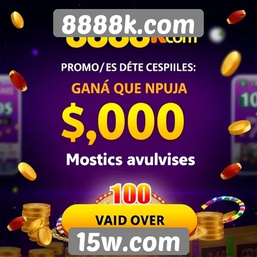 Promoções e bônus oferecidos pelo 8888k.com